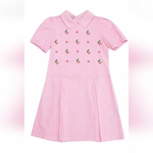NWT Gucci Pink Cherry Dress Girls Size 12 (fits like XS)